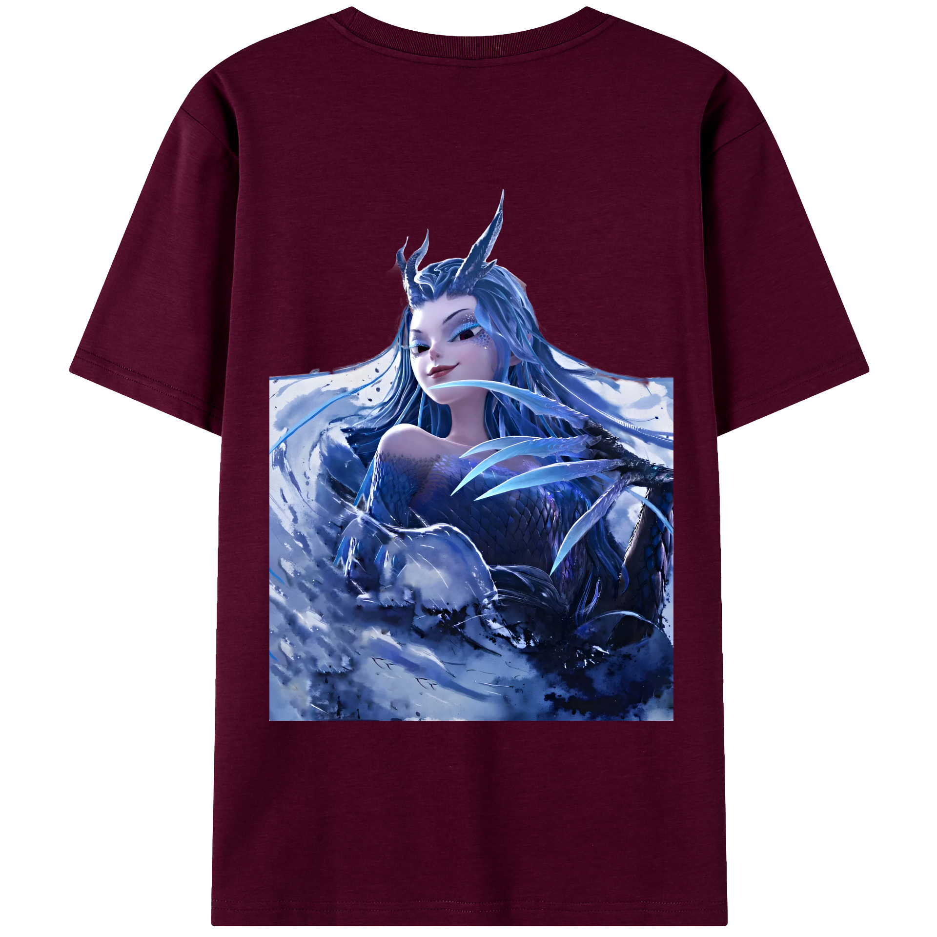 （画像用） Ne Zha 2 ナタ 魔童の大暴れ レディース半袖Tシャツ(バックプリント)